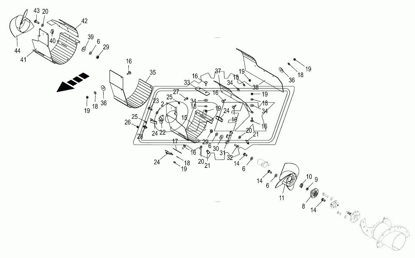 Swath width