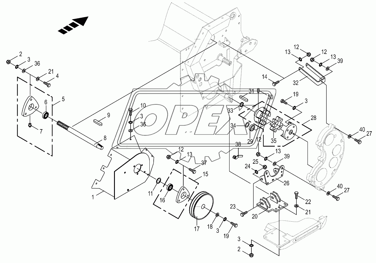 Actuation console-right