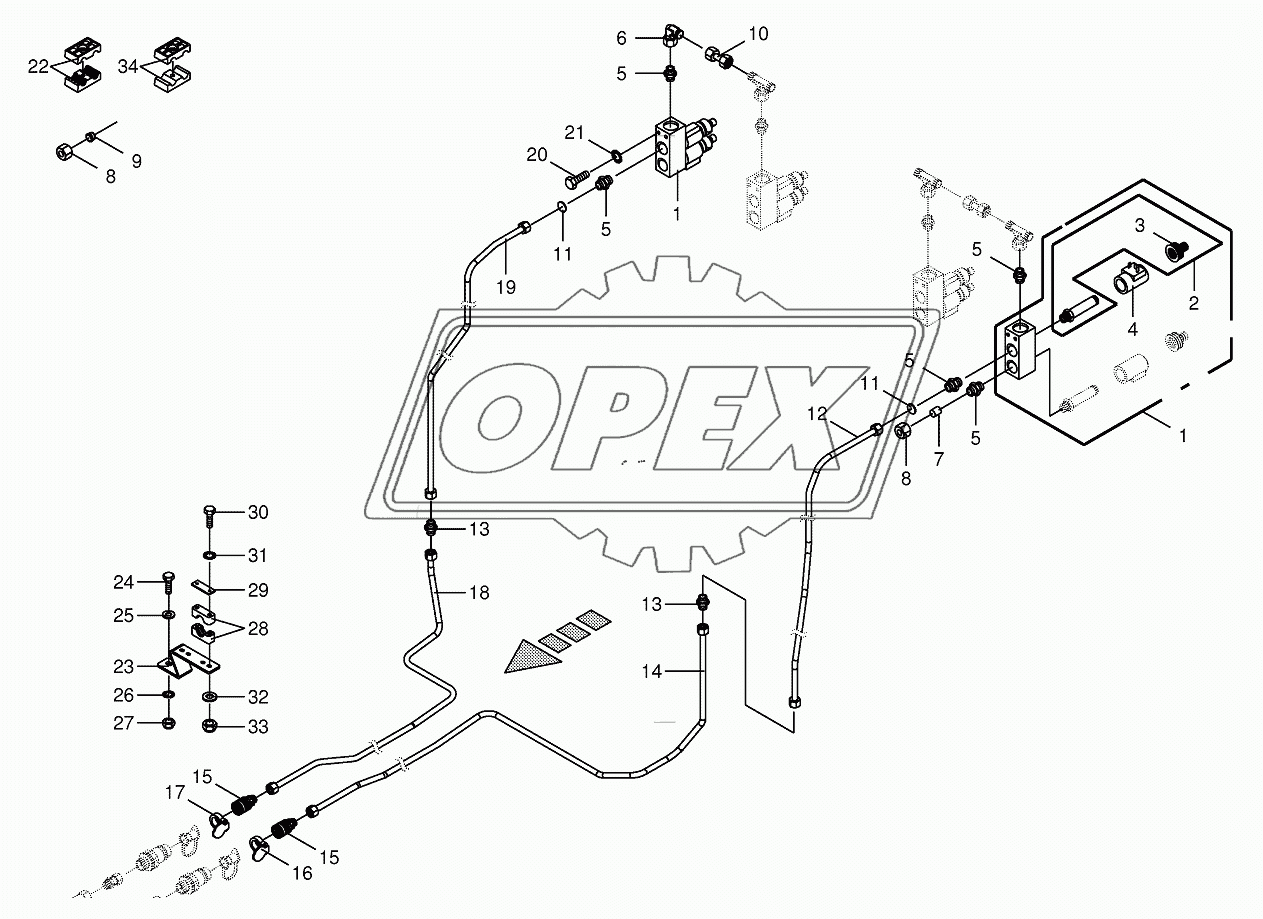 Hydraulics-front guard 1