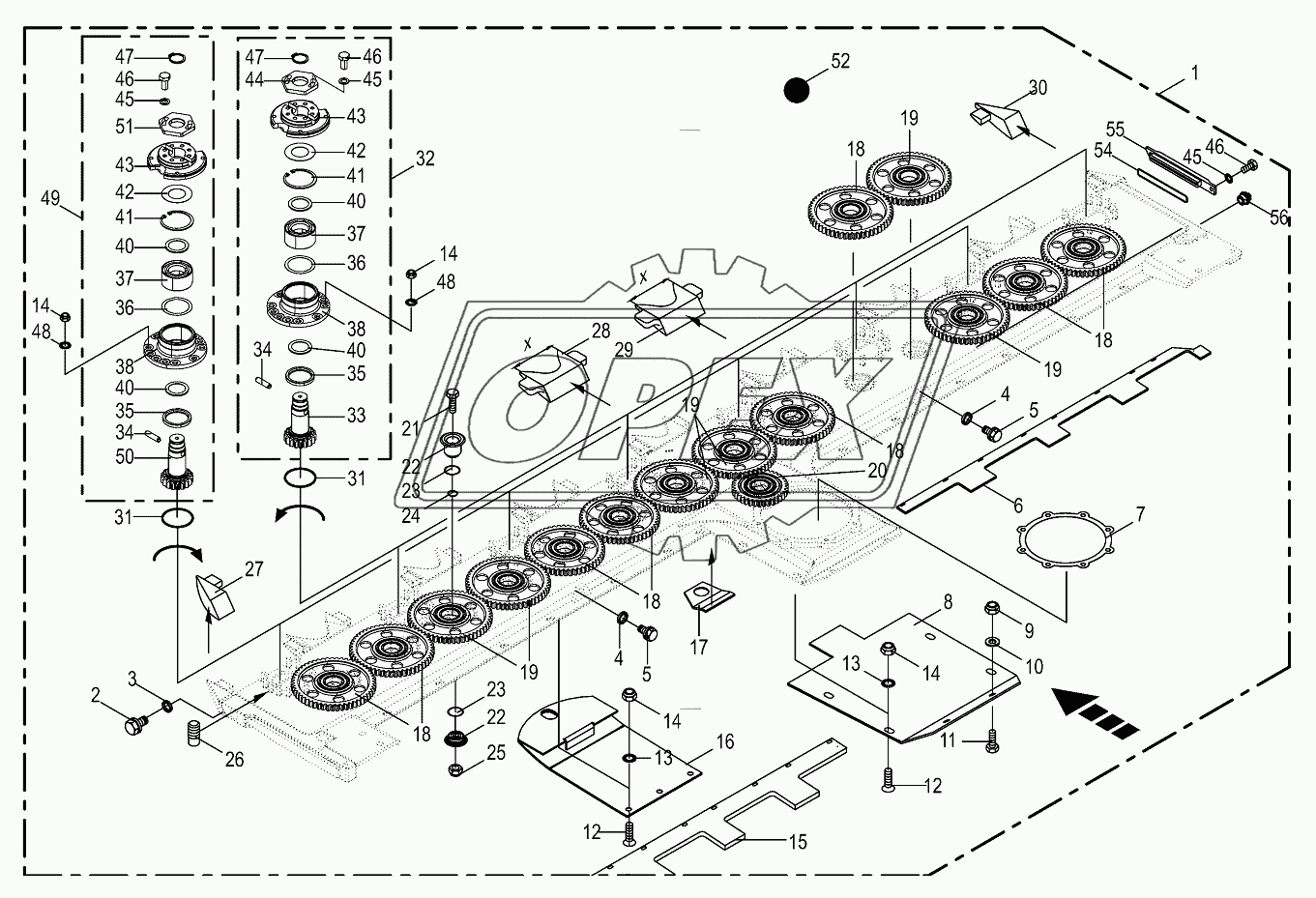 Cutter bar-SafeCut INSIDE-lateral