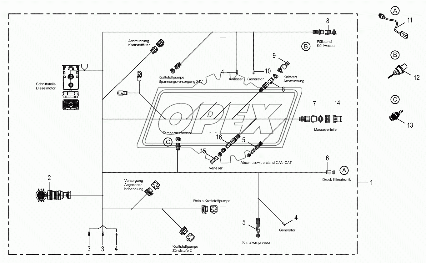 Wiring Harness-engine