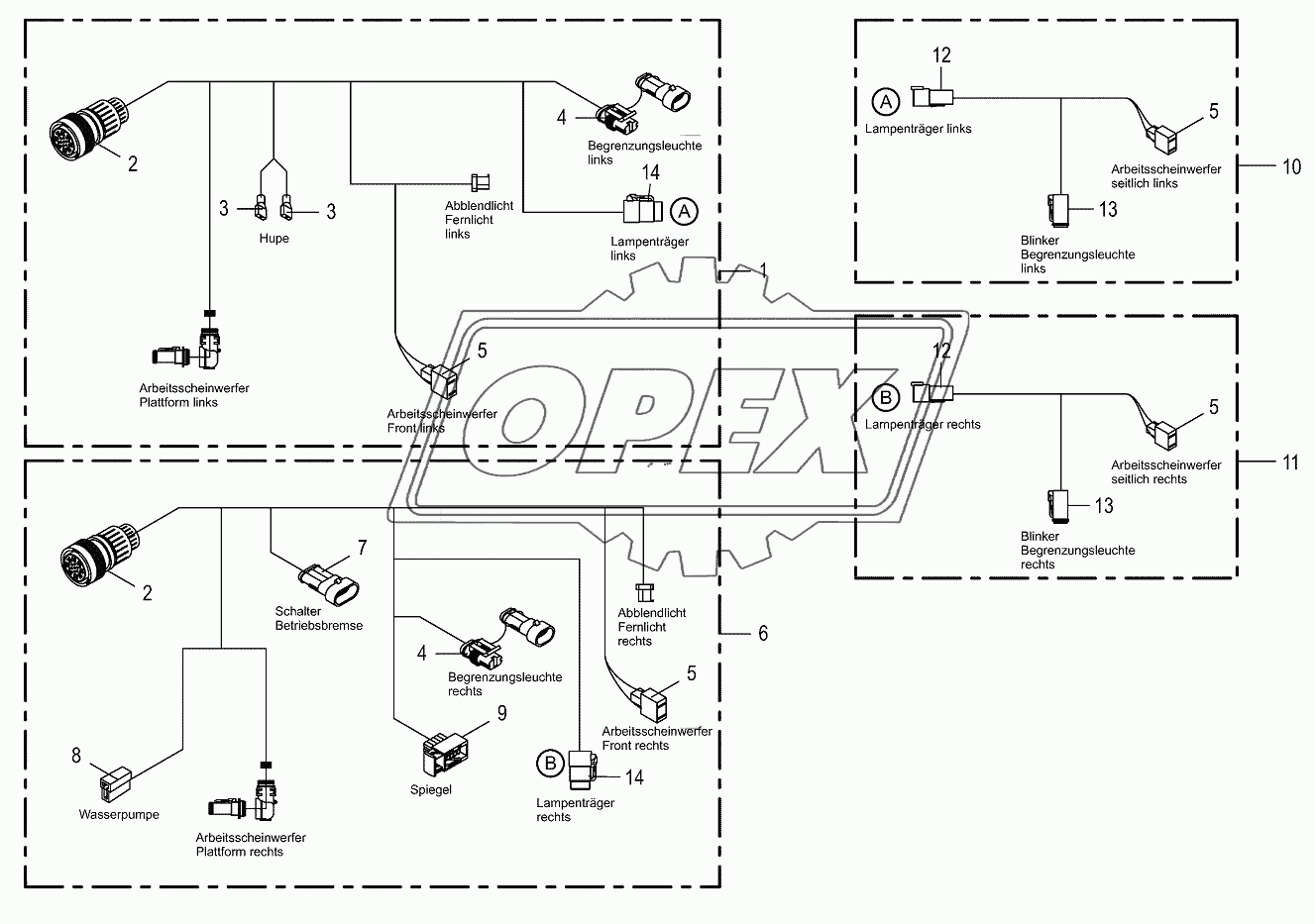 Wiring Harness-lighting-front