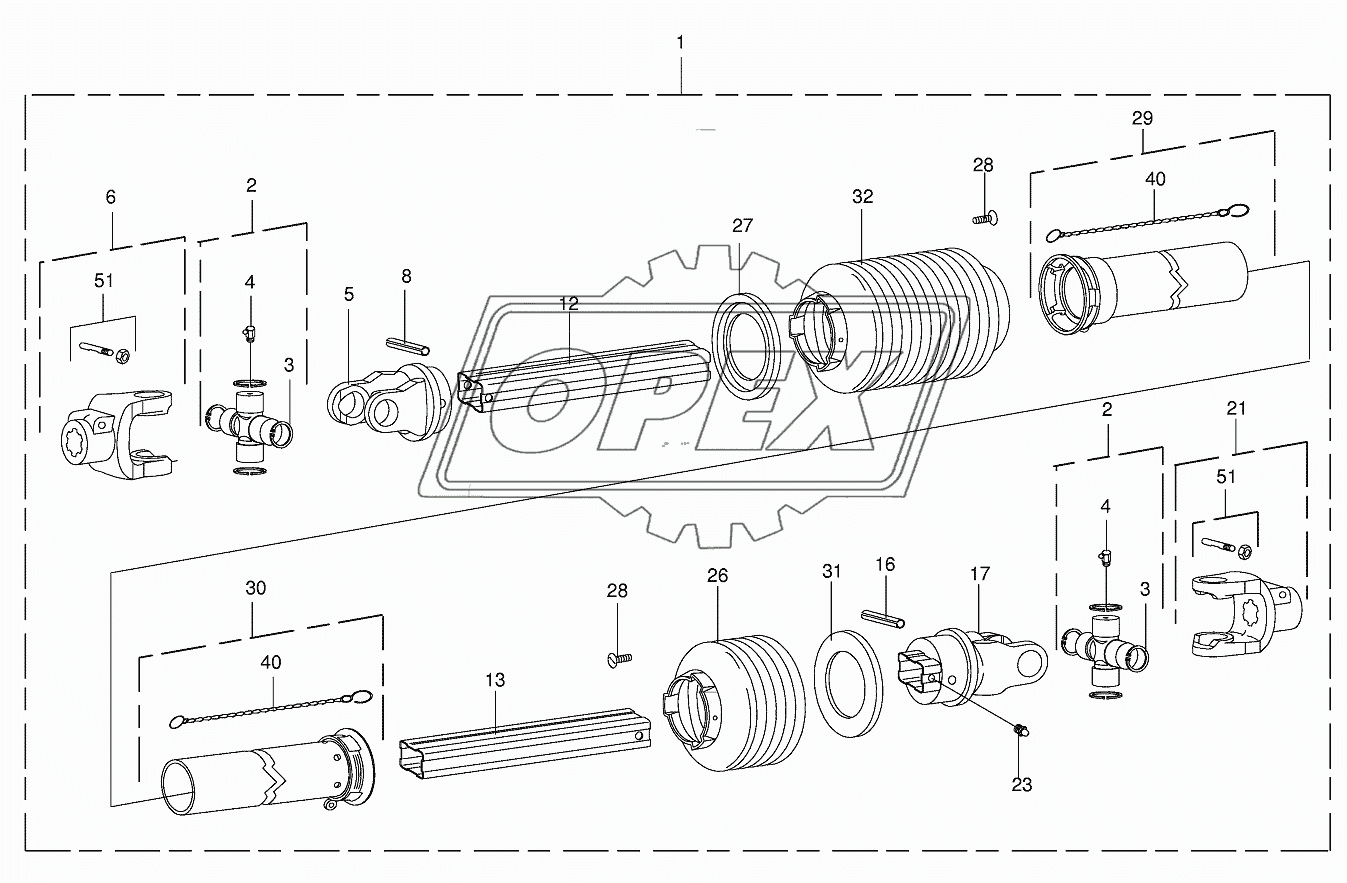 Main Pto shaft