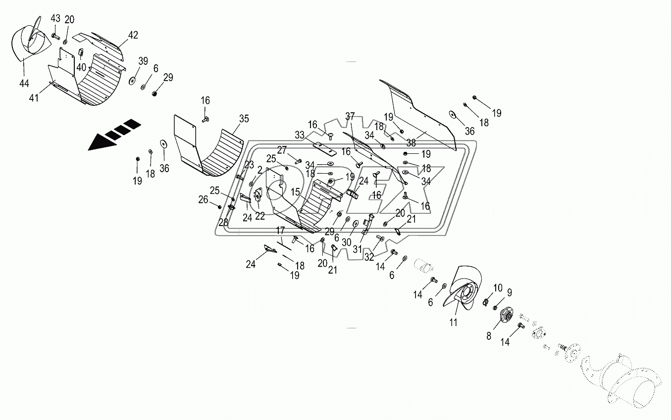 Swath width