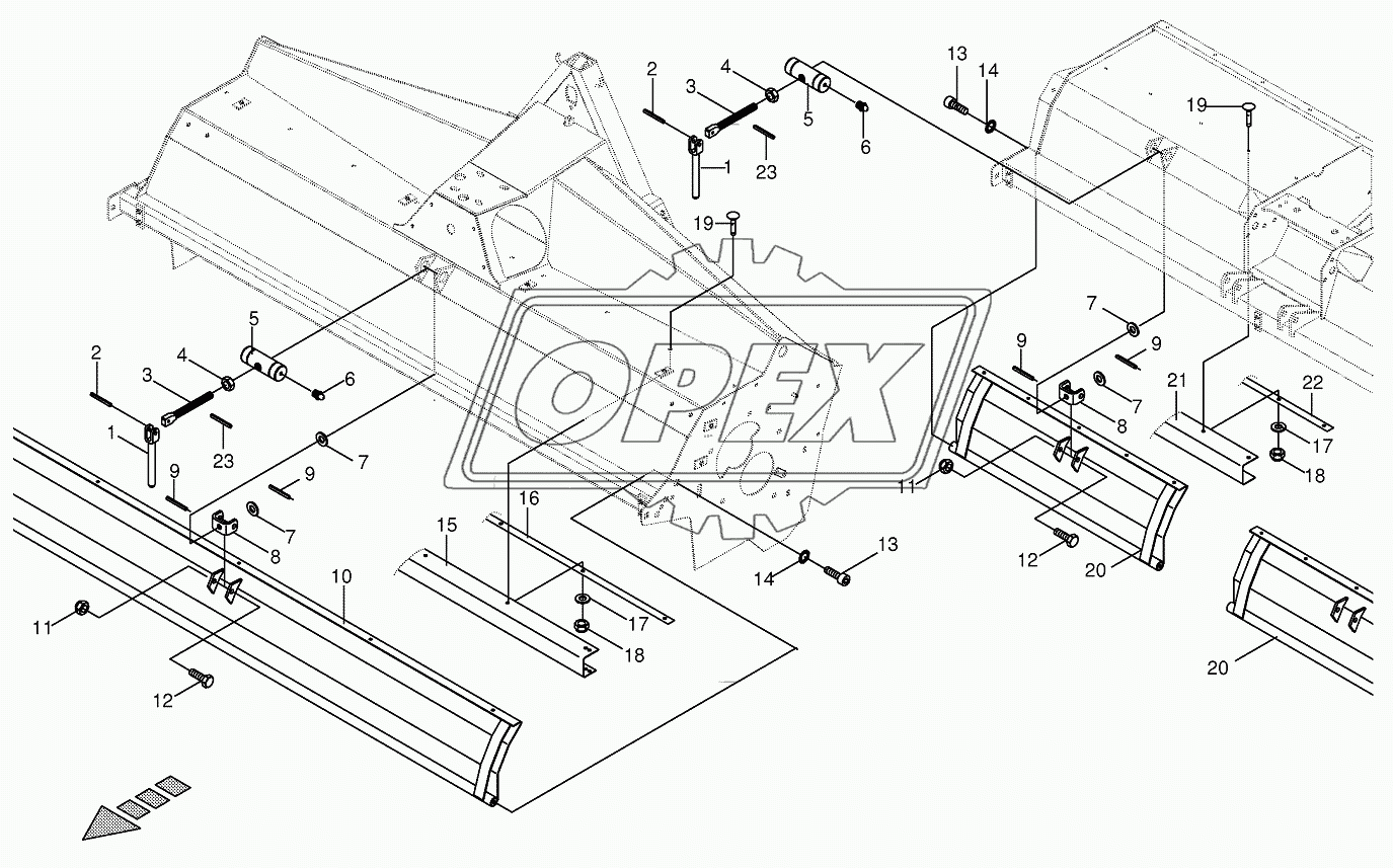 Chequered plate-front/lateral