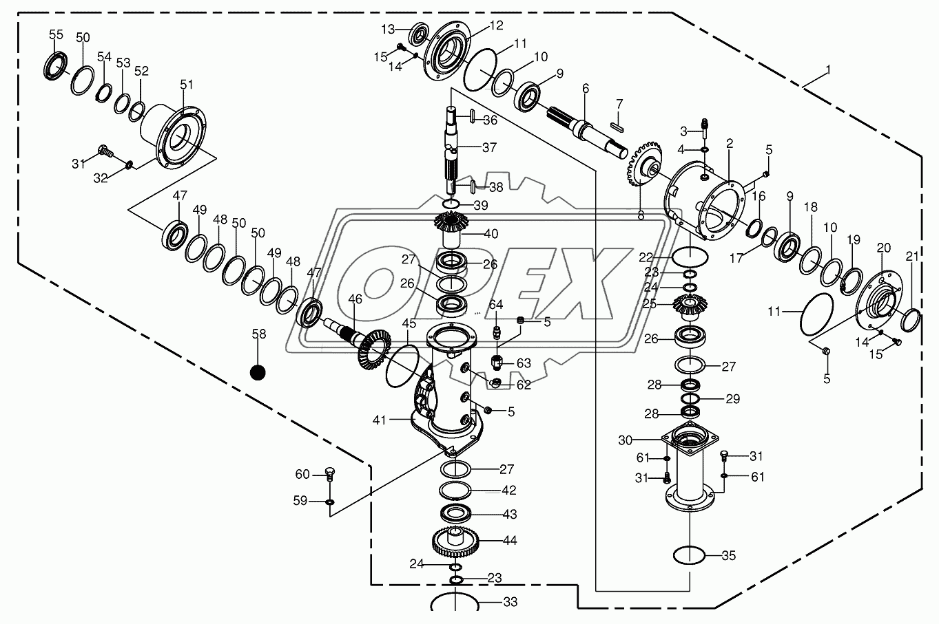 Gearbox-front