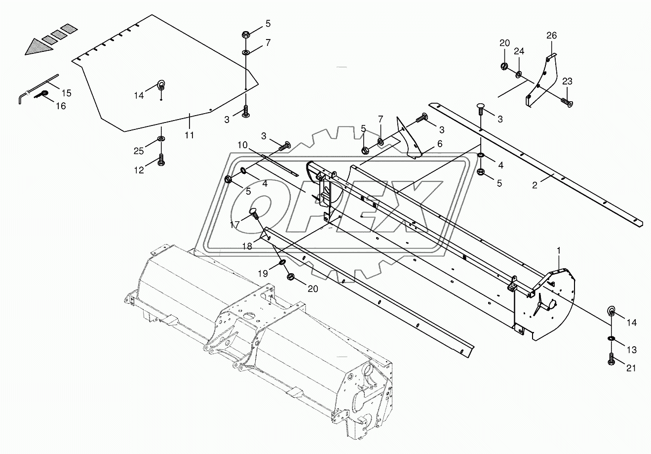 Auger trough-lateral 2