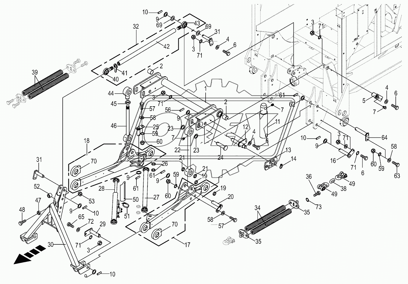 Front wing cpl.