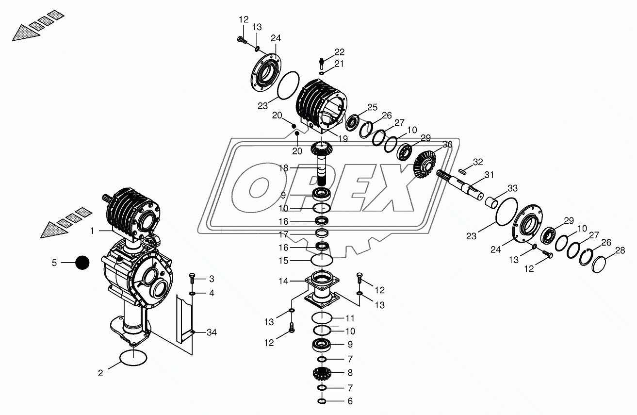 Transmission part I-front