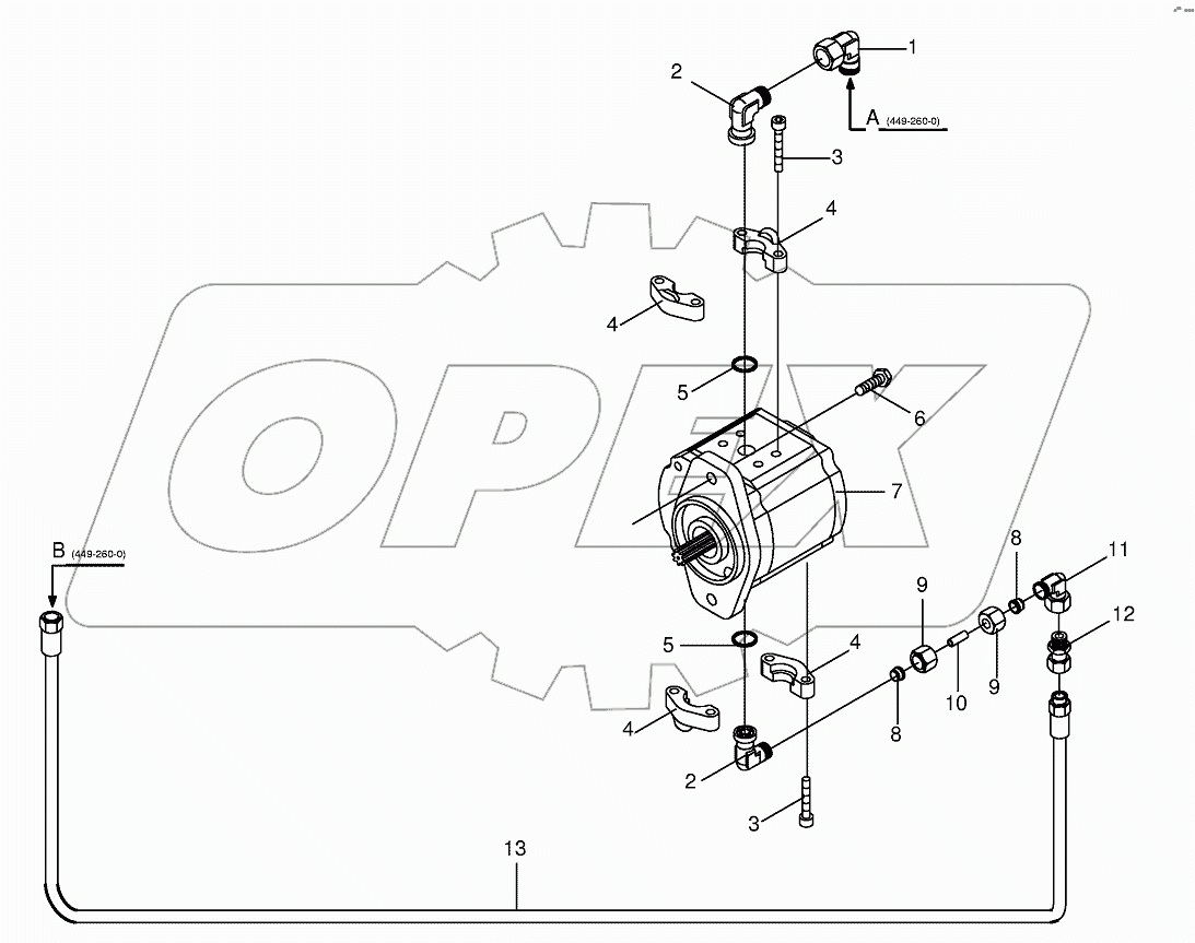 Gear pump / steering