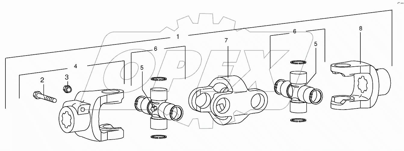 Double universal joint DG 2400