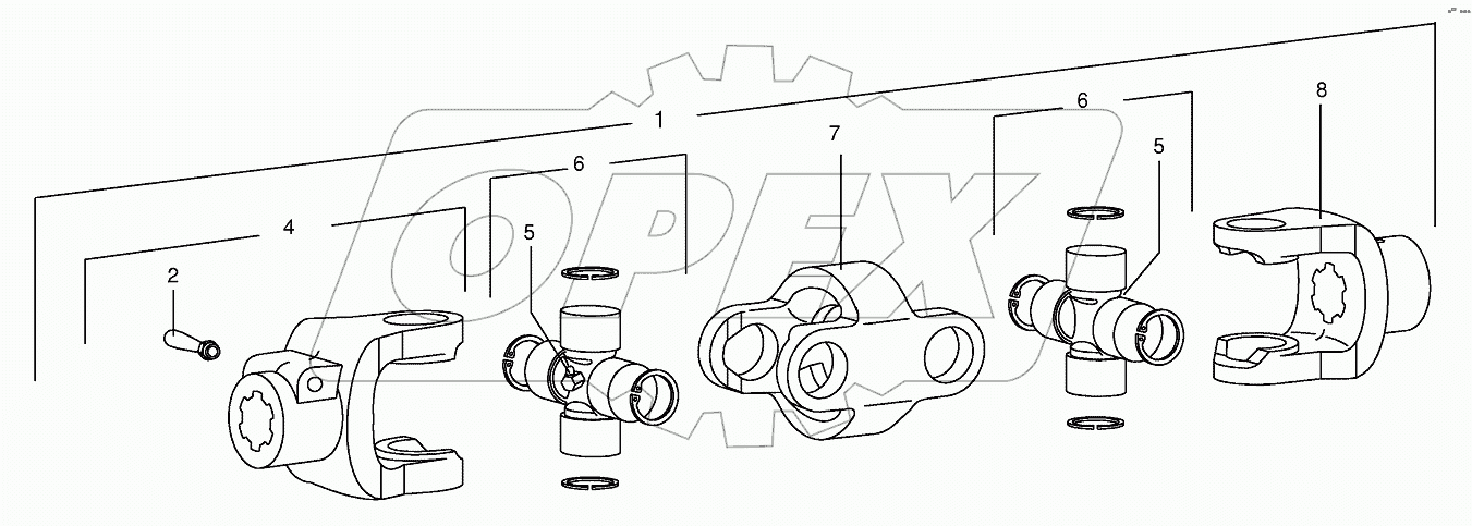 Double universal joint Gr.5