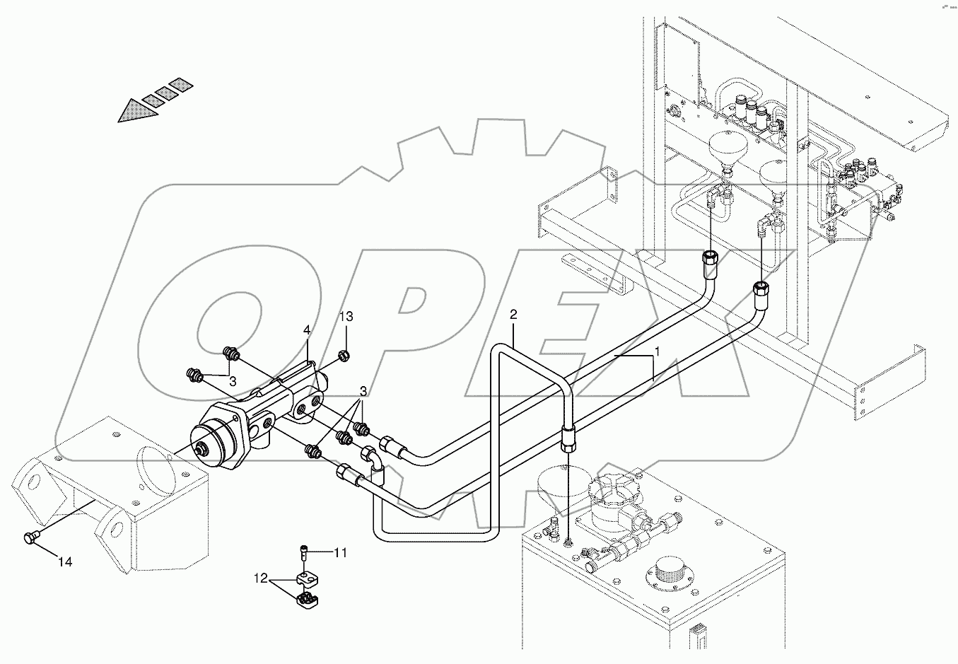 Working hydraulics - valve "freinage"
