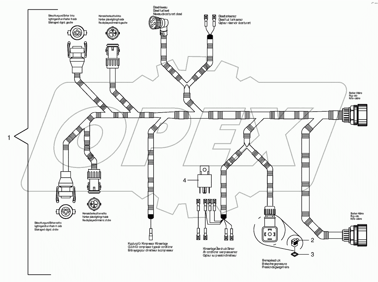 Wiring Harness 02.2 (Lighting rear)