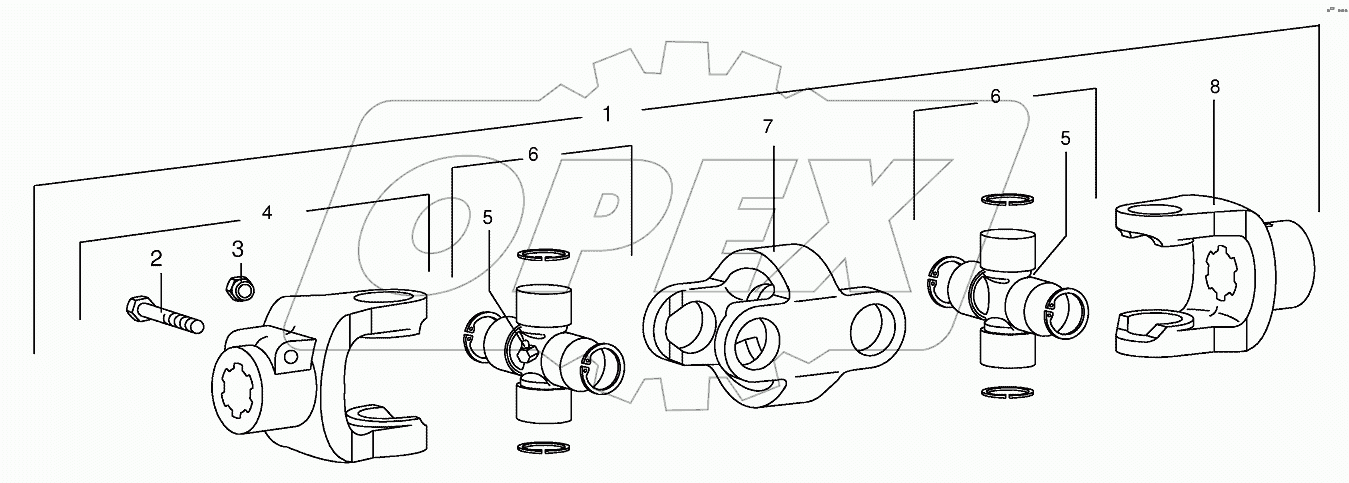 Double universal joint DG 2400