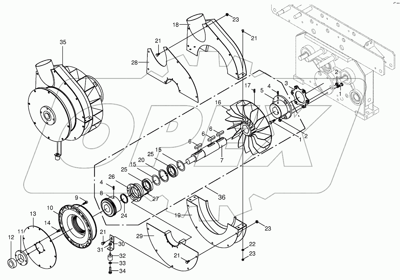 Clutch with accessories