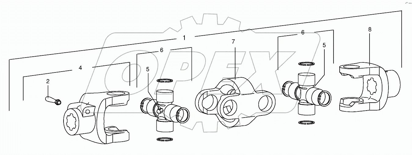 Double universal joint Gr.5