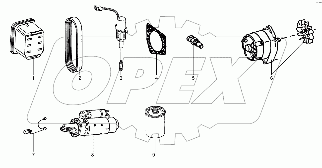 Engine wearing parts