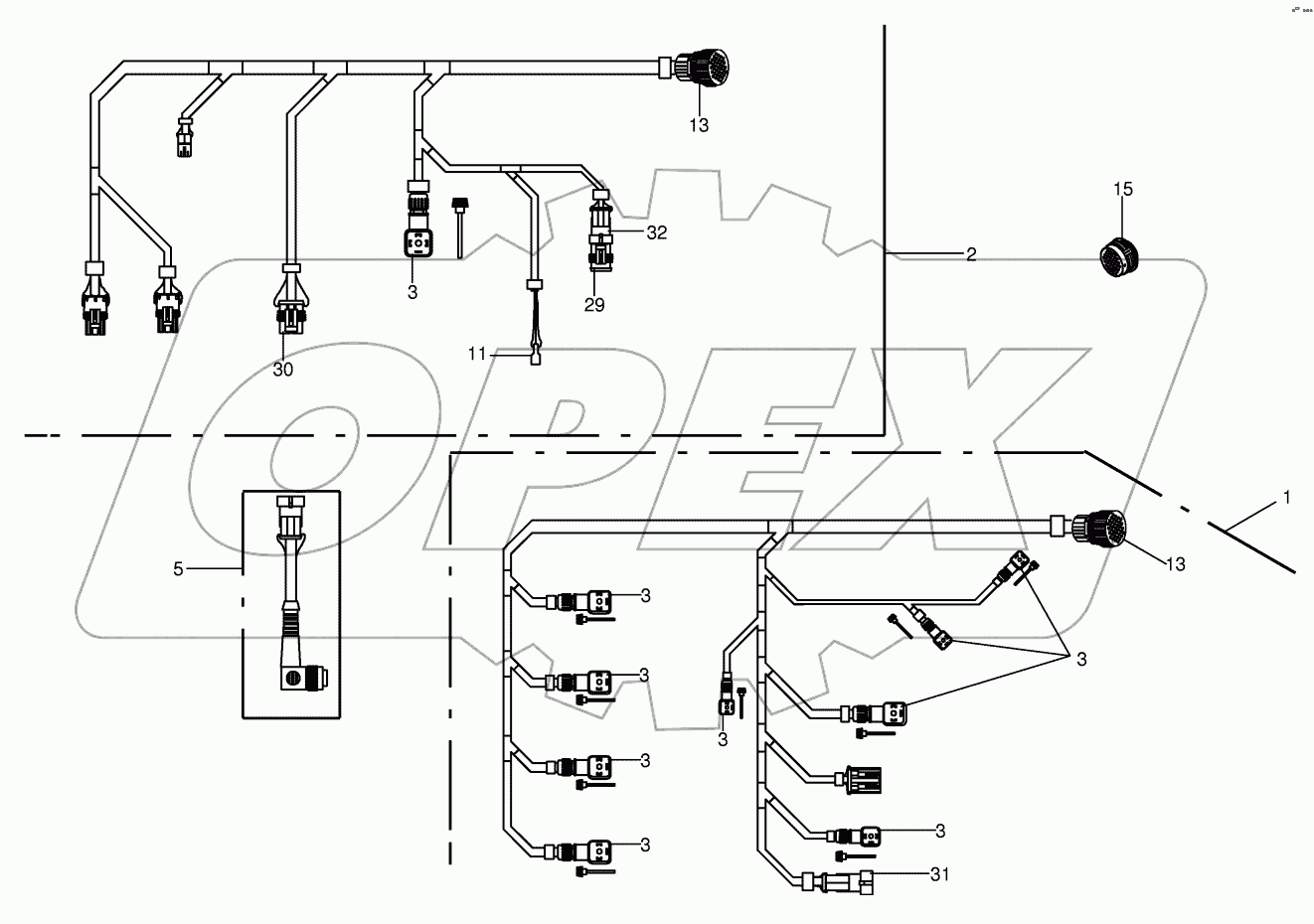Wiring harness 1x7 / Wiring harnes 1x8