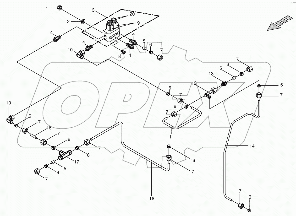 Hydraulics Control valve optional