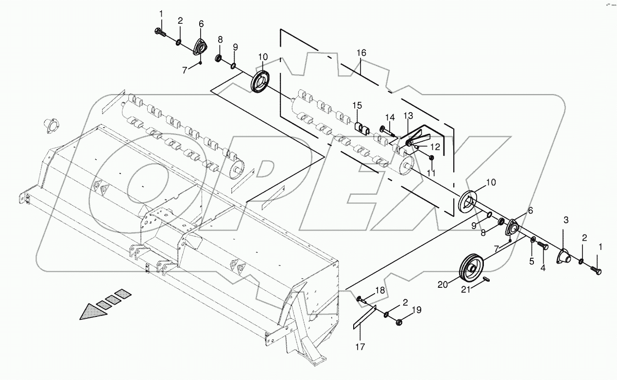 Tine conditioner -lateral 602801 - 700000