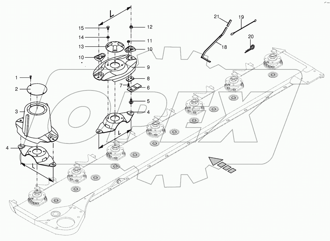Cutter bar with quick coupler