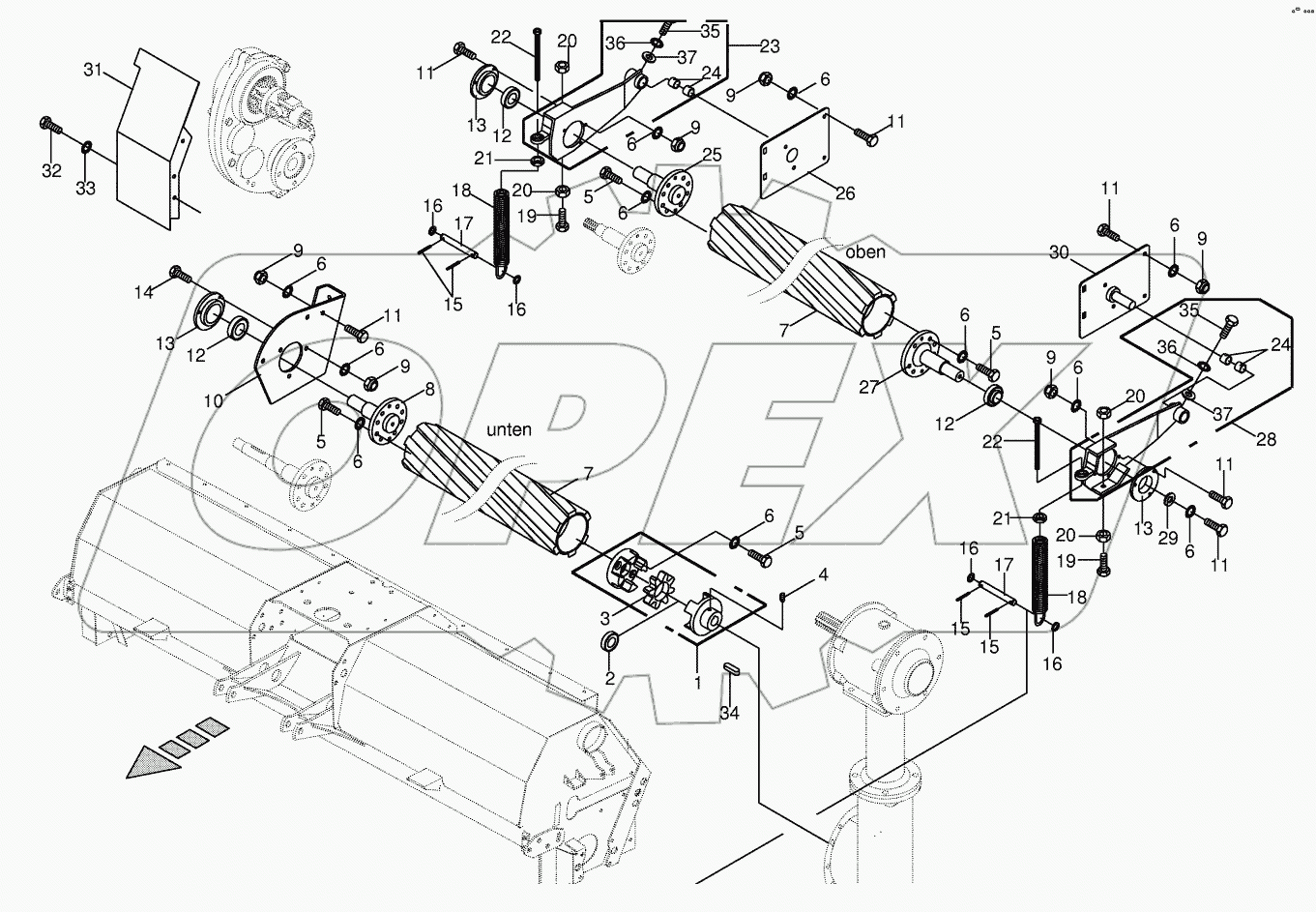 Roller - lateral CRI