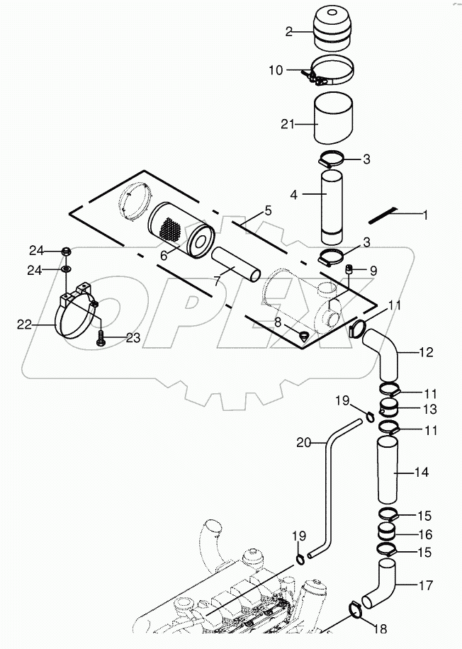Self-cleaning pre-separator