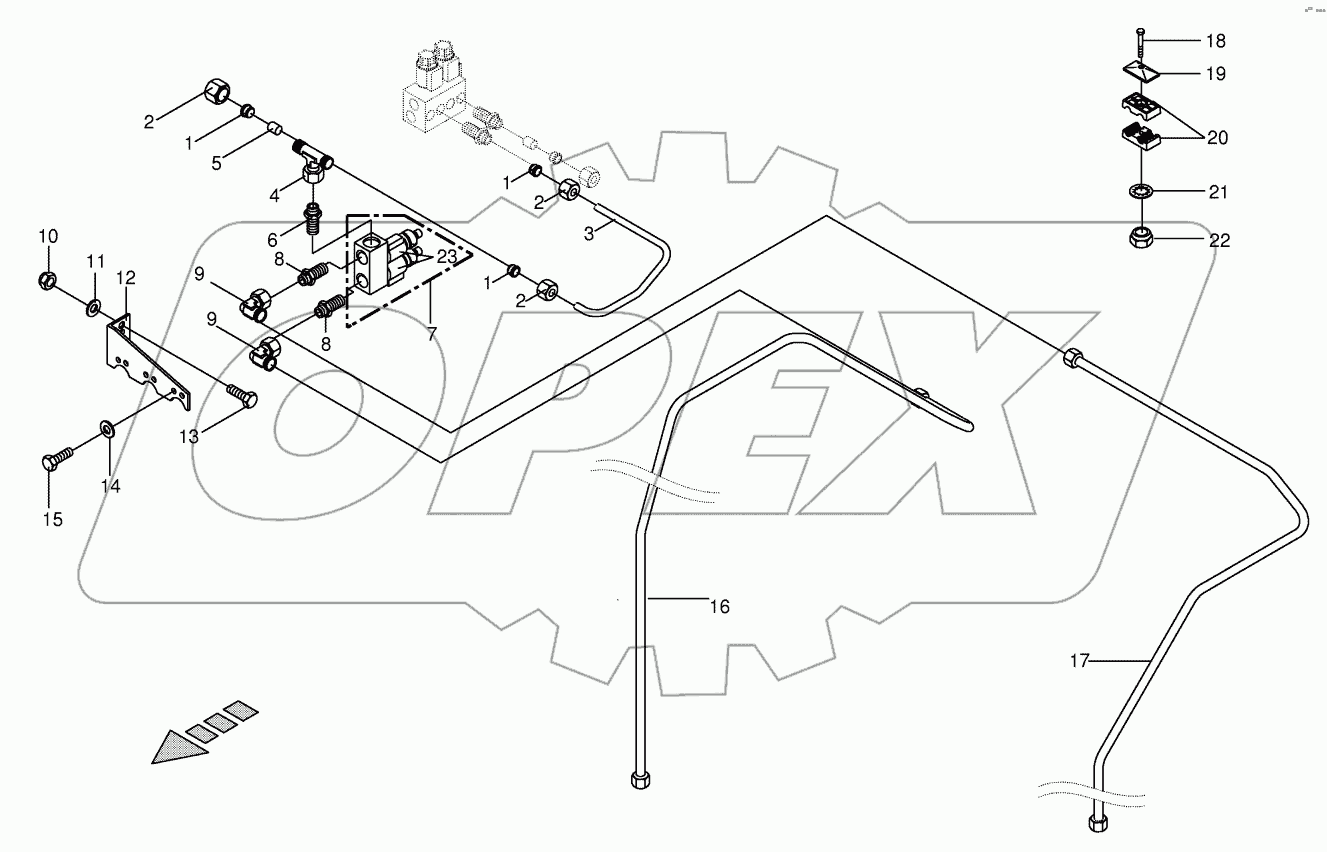 Hydraulic Auger Hood optional 702001 - 725500