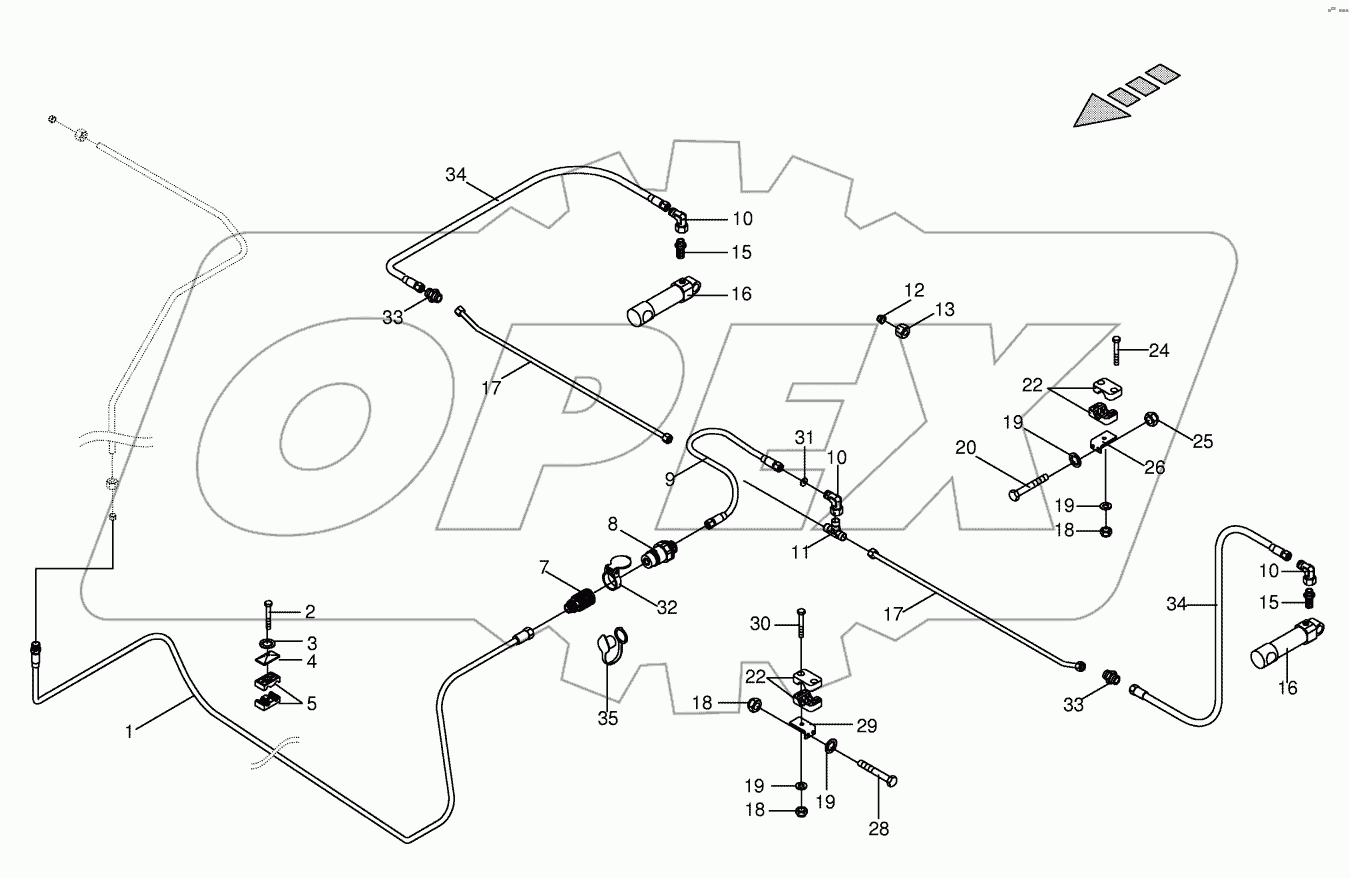 Hydraulic Auger Hood optional 725501 - 733400