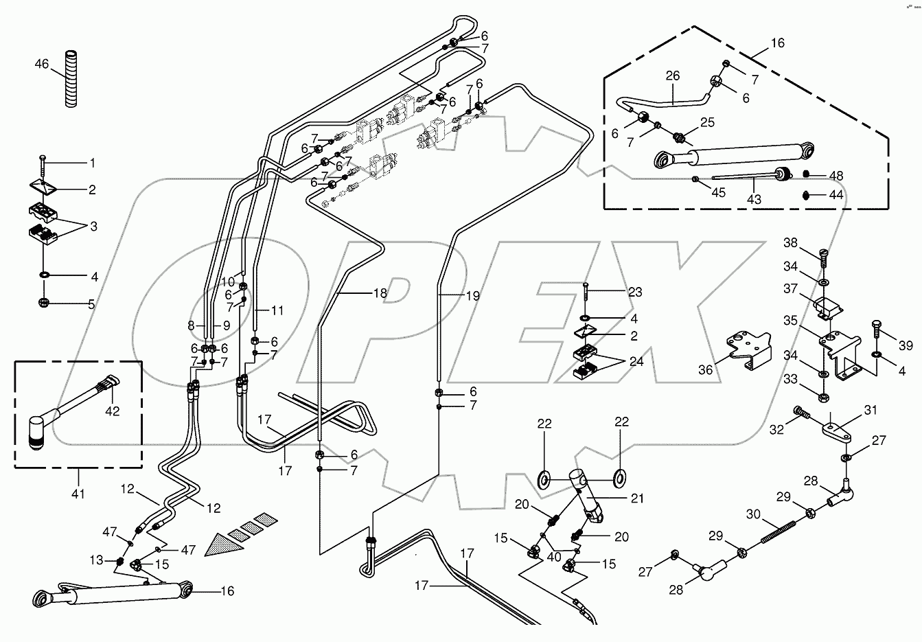 Hydraulics cutting height optional