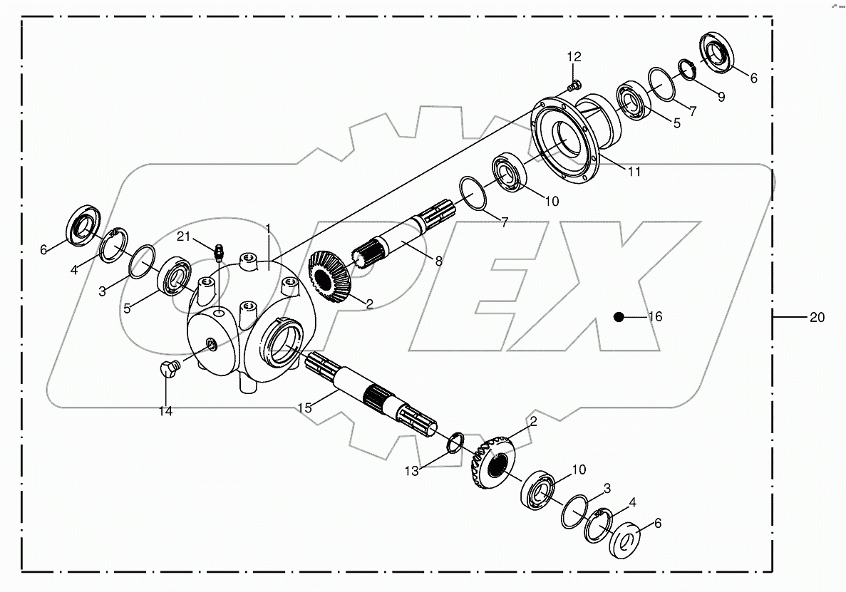 T-Gearbox - right-CRI Comer