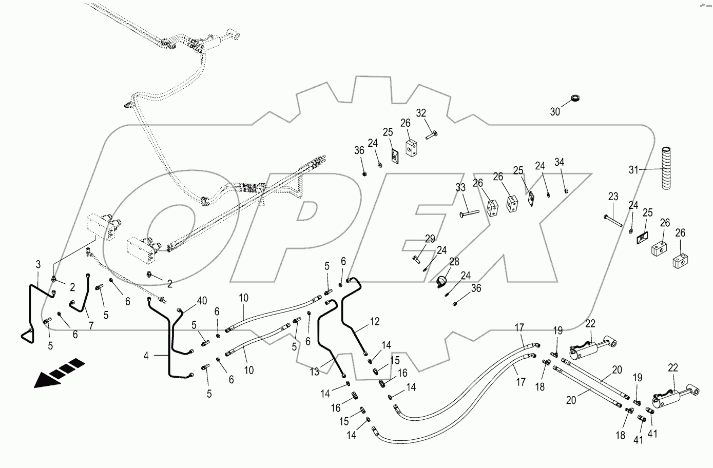  Hydraulics - Cross conveyor