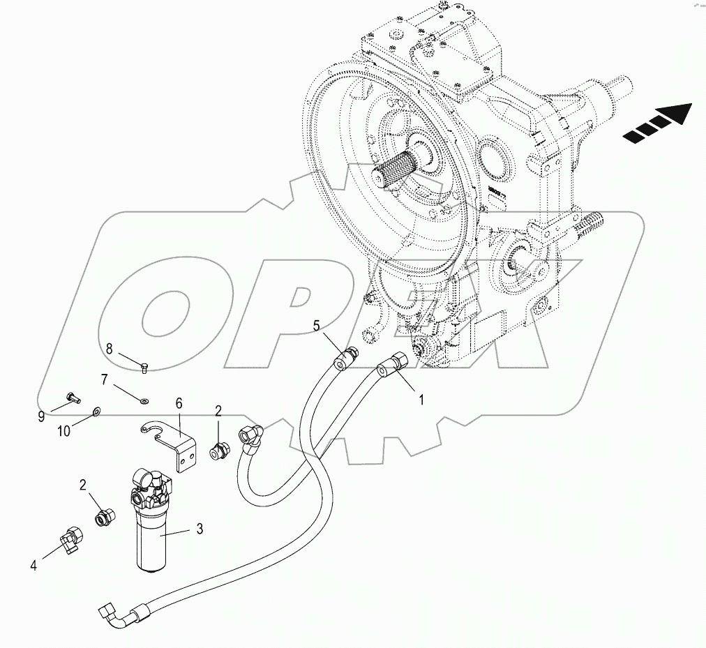  Hydraulics - transfer gearbox