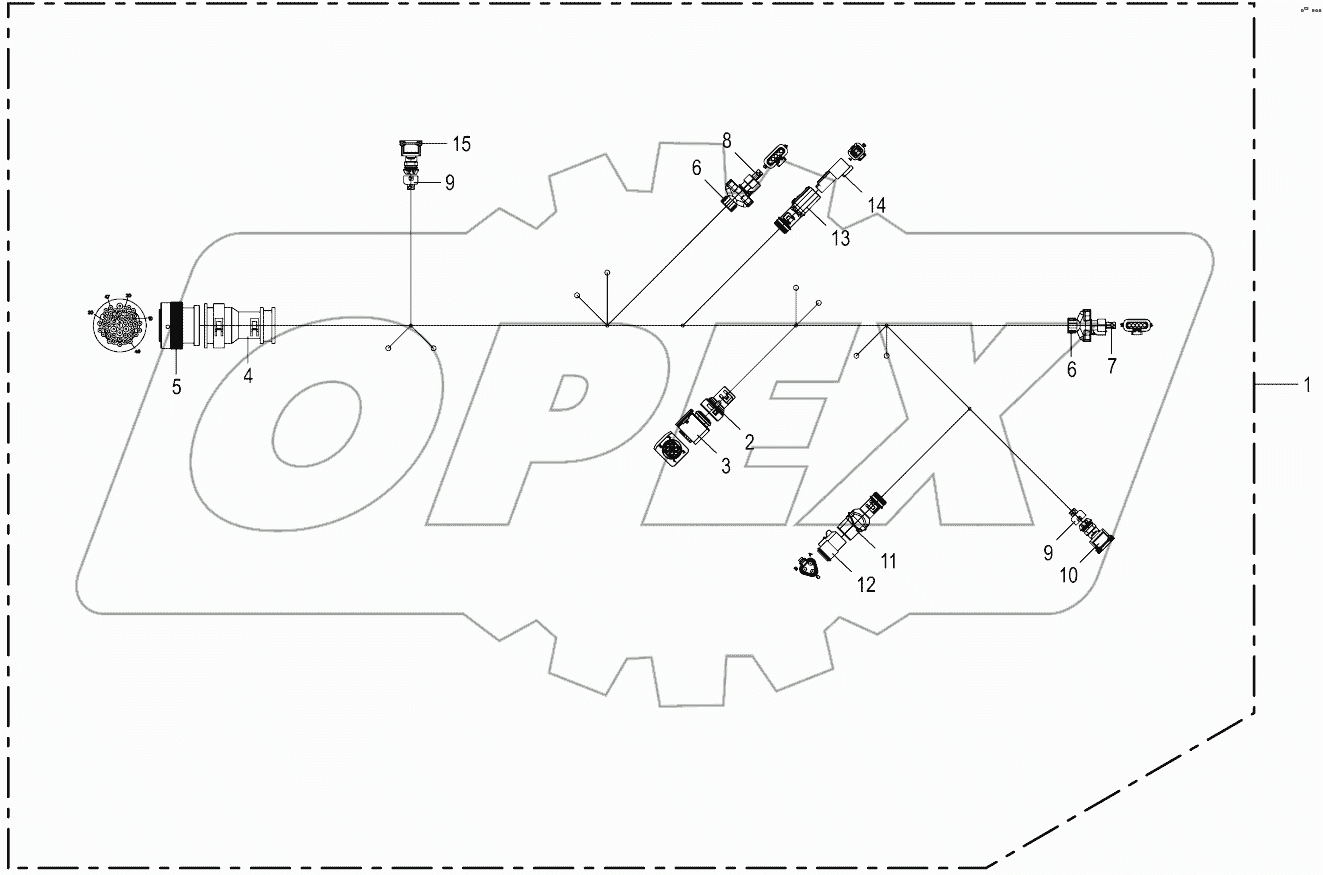  Cable harness - SCR system