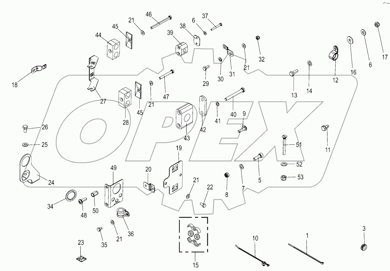  Cable harness attachment