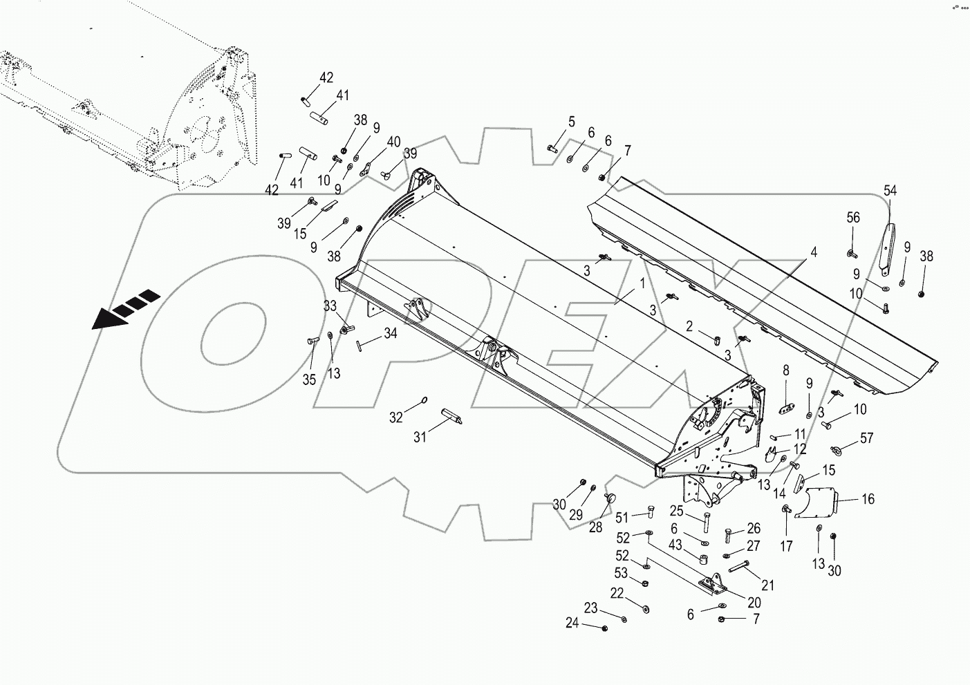  Conditioner housing lateral