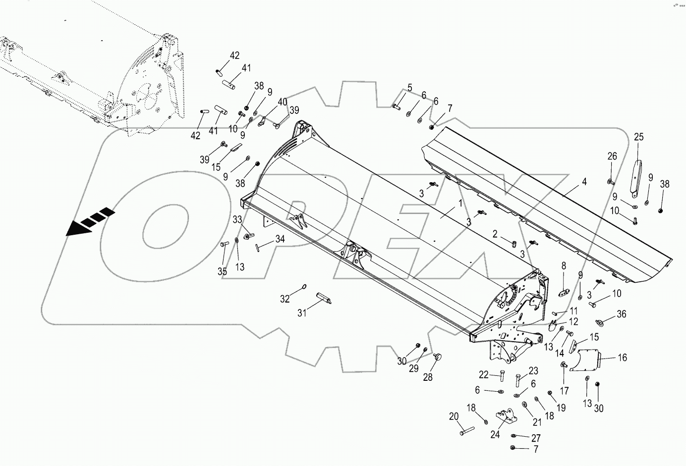  Conditioner housing lateral
