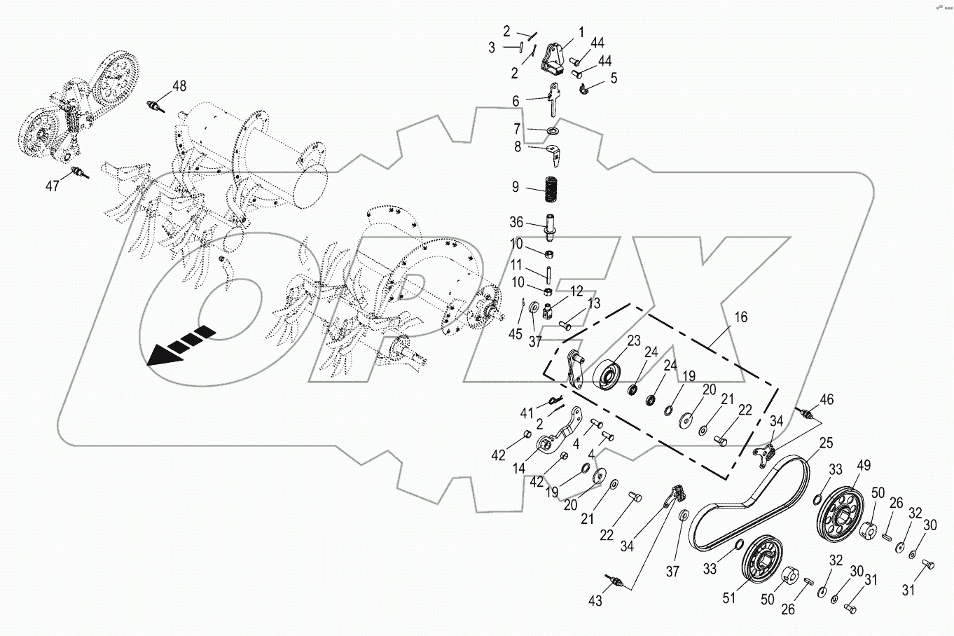  Drive - cross conveyor