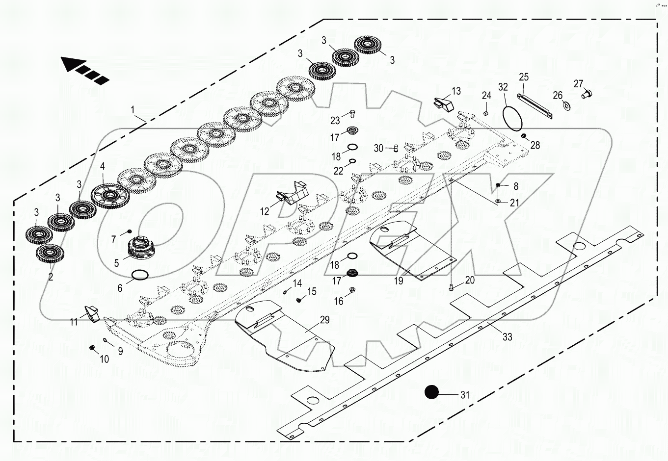  Cutter bar - SafeCut INSIDE - front