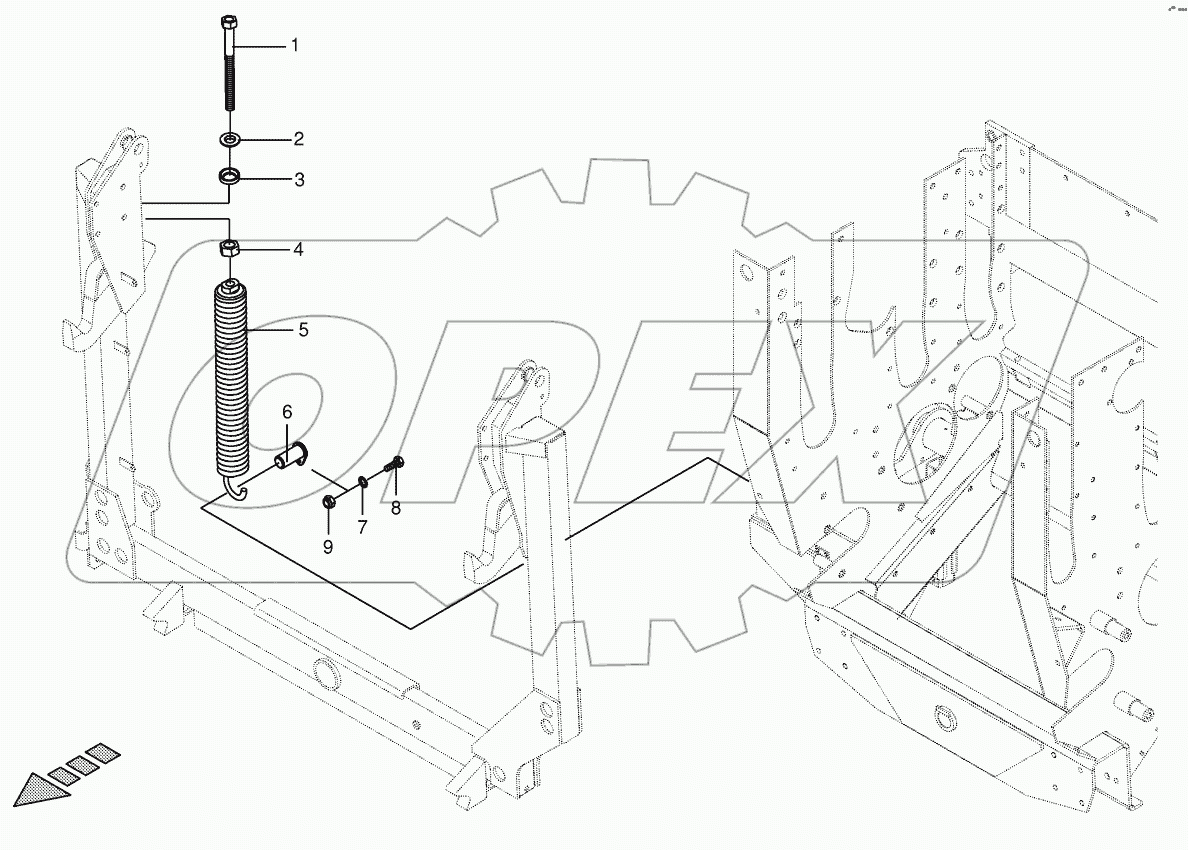  Lateral flotation system