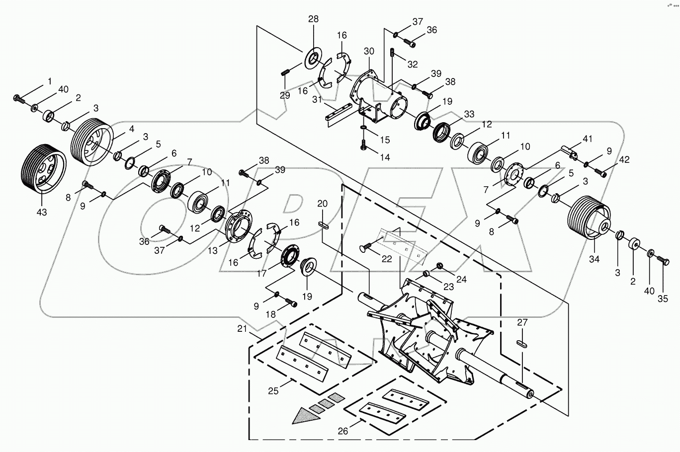  Discharge accelerator / bearing