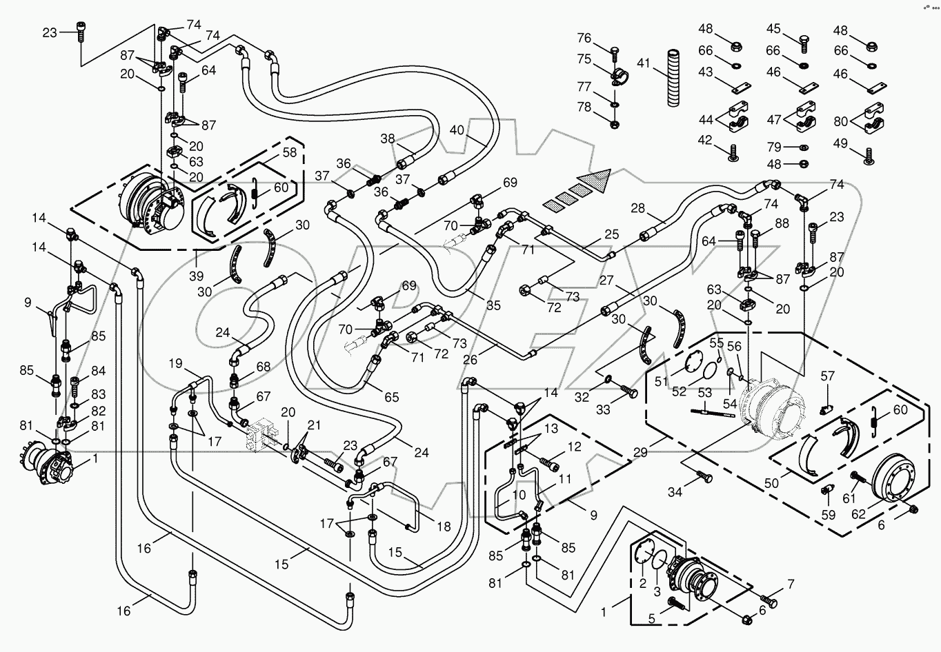  Traction drive wheel engine
