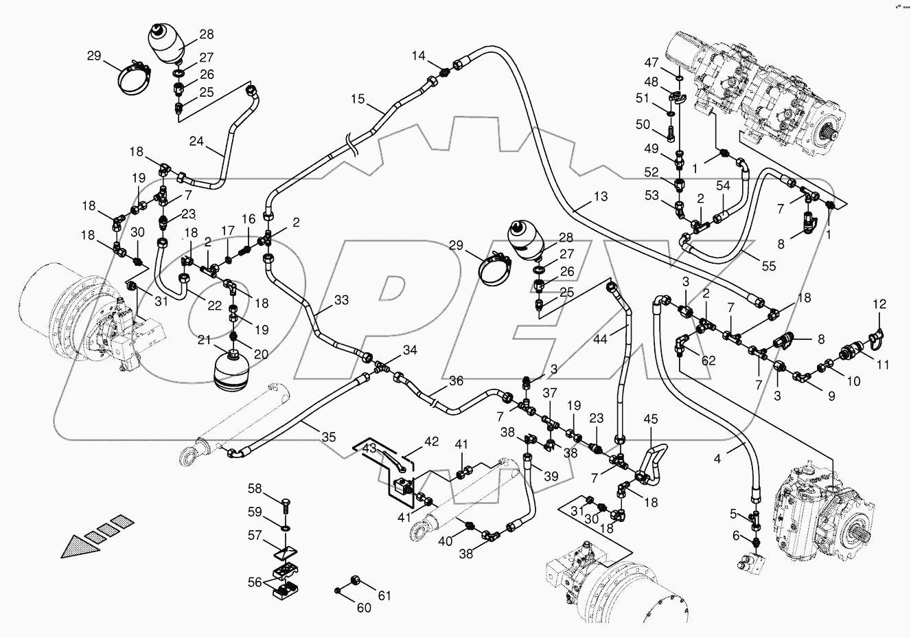  Charge pressure line - part 1