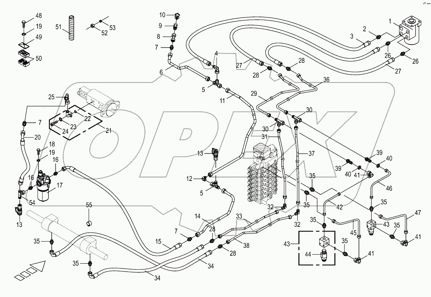  Hydraulic steering system