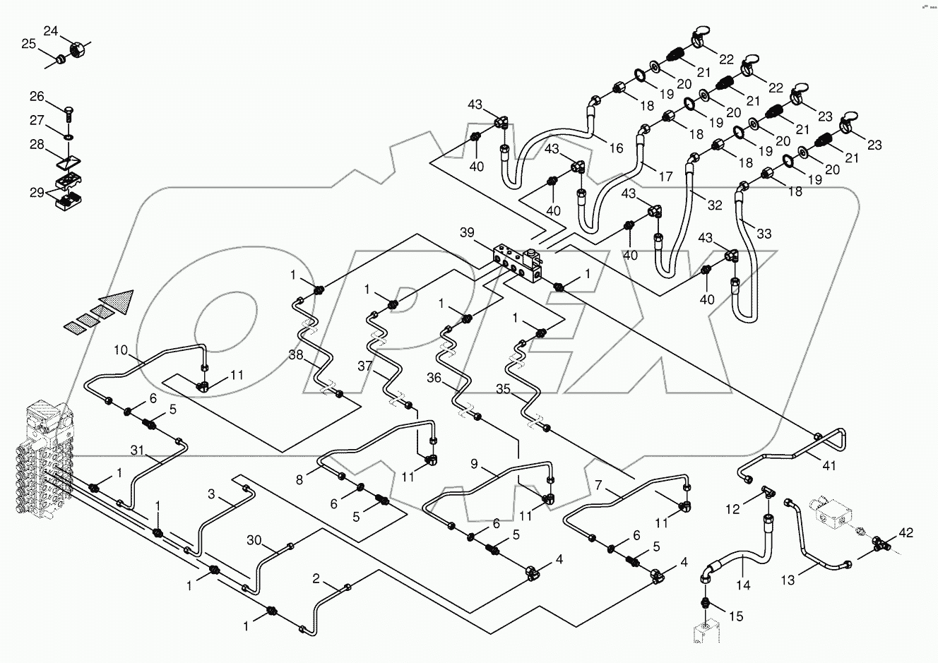  Hydraulics - front attachment