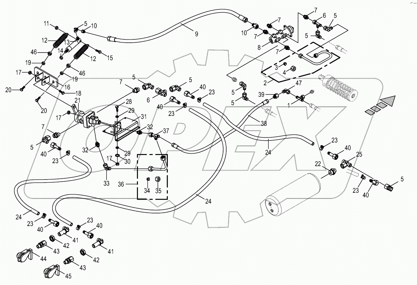 Additive connection for trailer