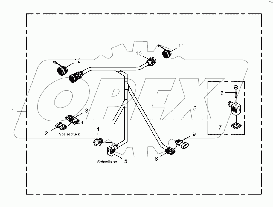  Wiring harness - CropControl / RockProtect