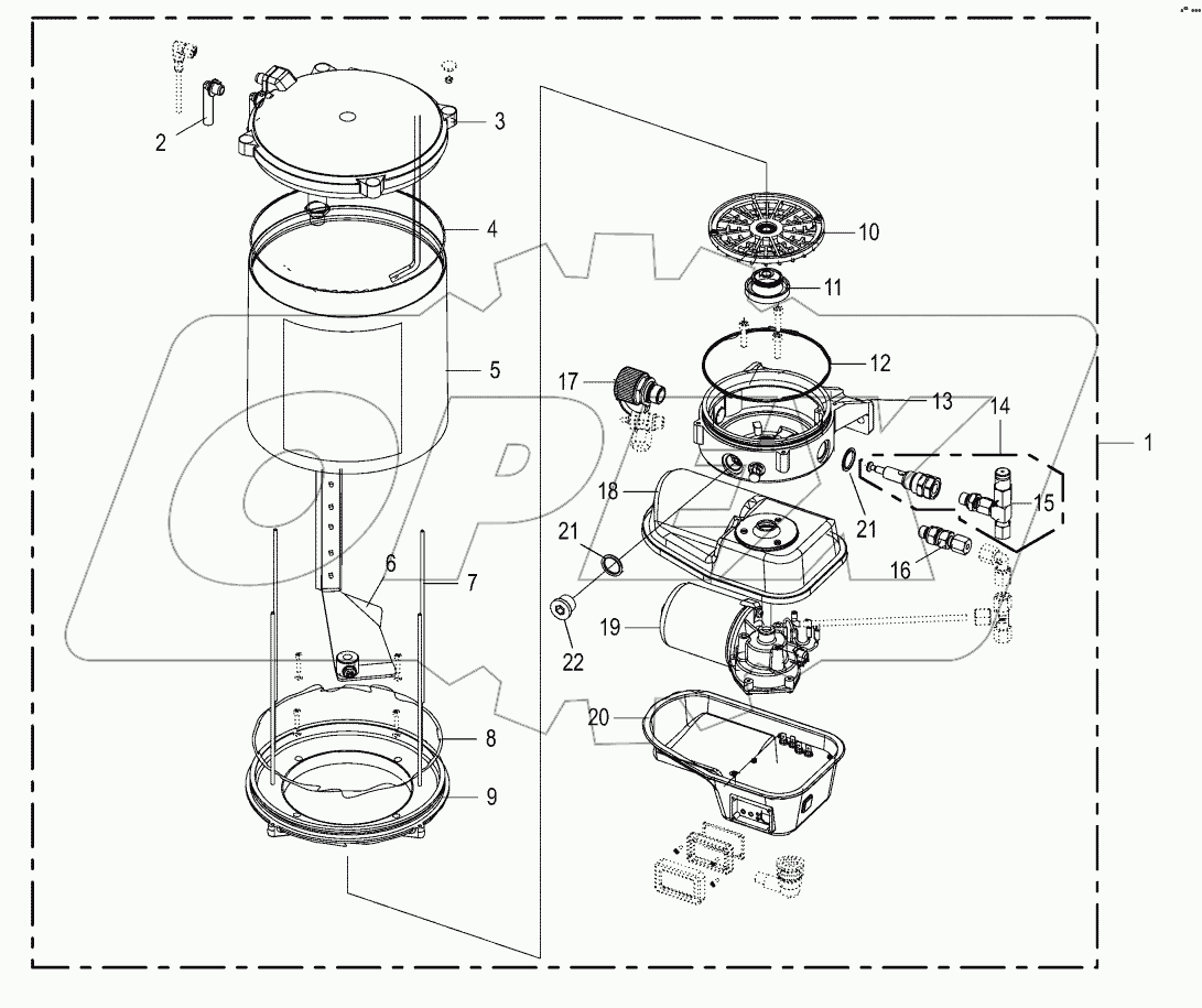  Pump for central lubrication