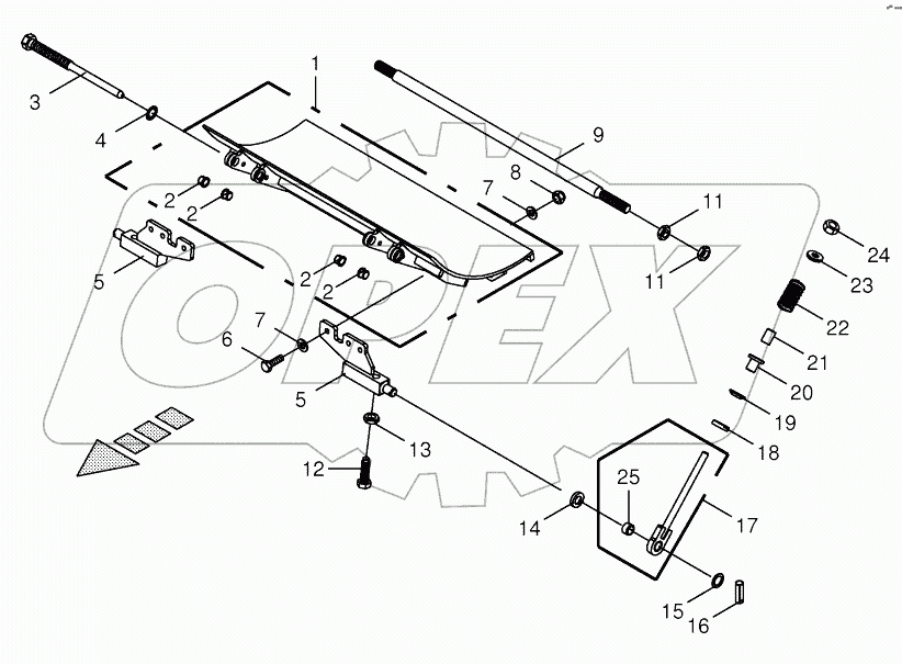  Drum base -spring-mounted